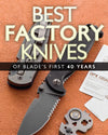 DPx HEST/F Triple Black Makes Cover of BLADE's Best Factory Knives eBook